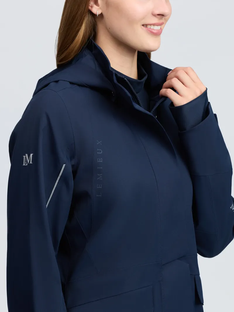 LeMieux Stormwear Performance Riding Coat - Navy-2