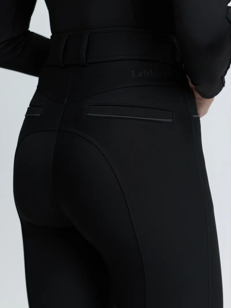 LeMieux Tall Isabelle Knee Grip Breeches - Black-4