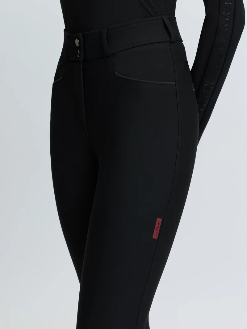 LeMieux Tall Isabelle Knee Grip Breeches - Black-2