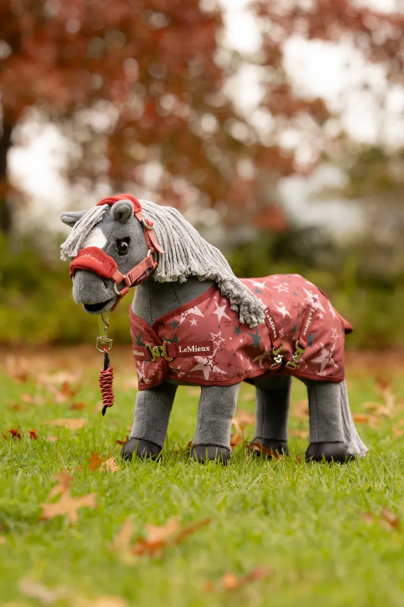 LeMieux Toy Pony Printed Turnout Rug - Spiced Earth-3