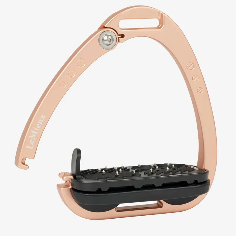 LeMieux Vector Balance Stirrup - Rose Gold -1