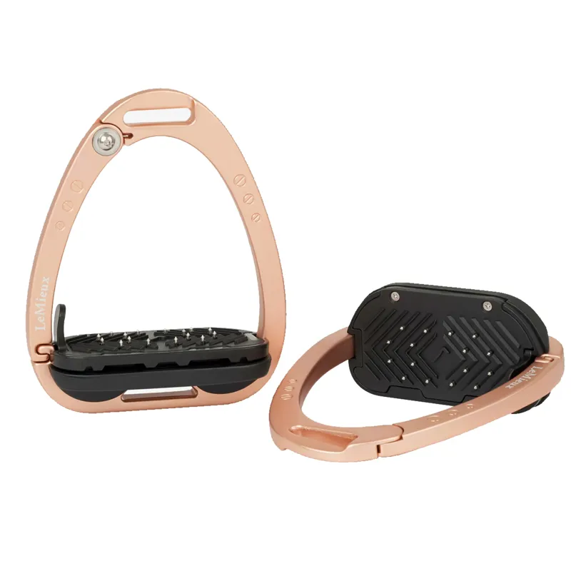 LeMieux Vector Balance Stirrup - Rose Gold -2