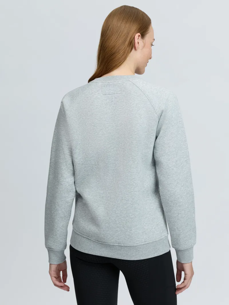 LeMieux Vida Varsity Crew Neck Sweatshirt - Grey Marl-2
