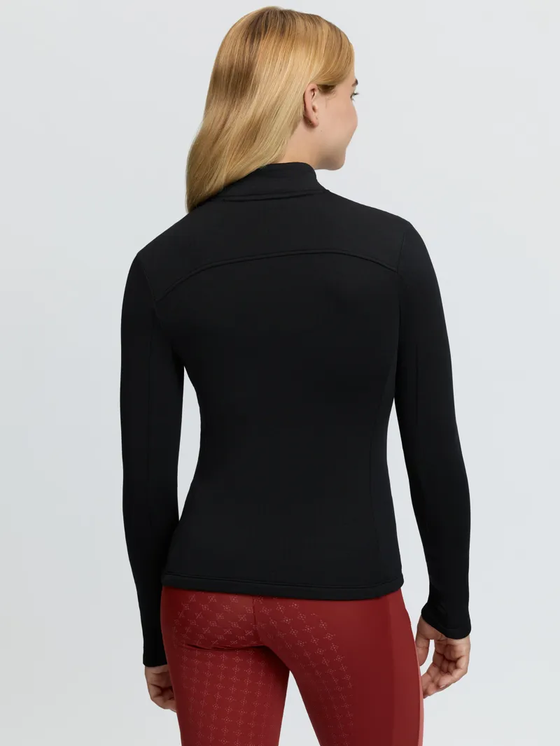 LeMieux Young Rider Bethany Zip Through Mid Layer - Black-8