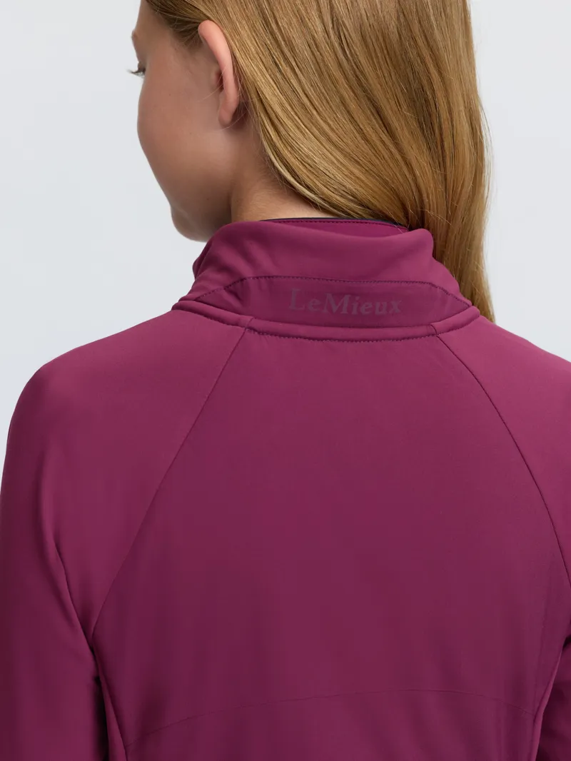 LeMieux Young Rider Betty Lightweight Jacket - Blackberry-6