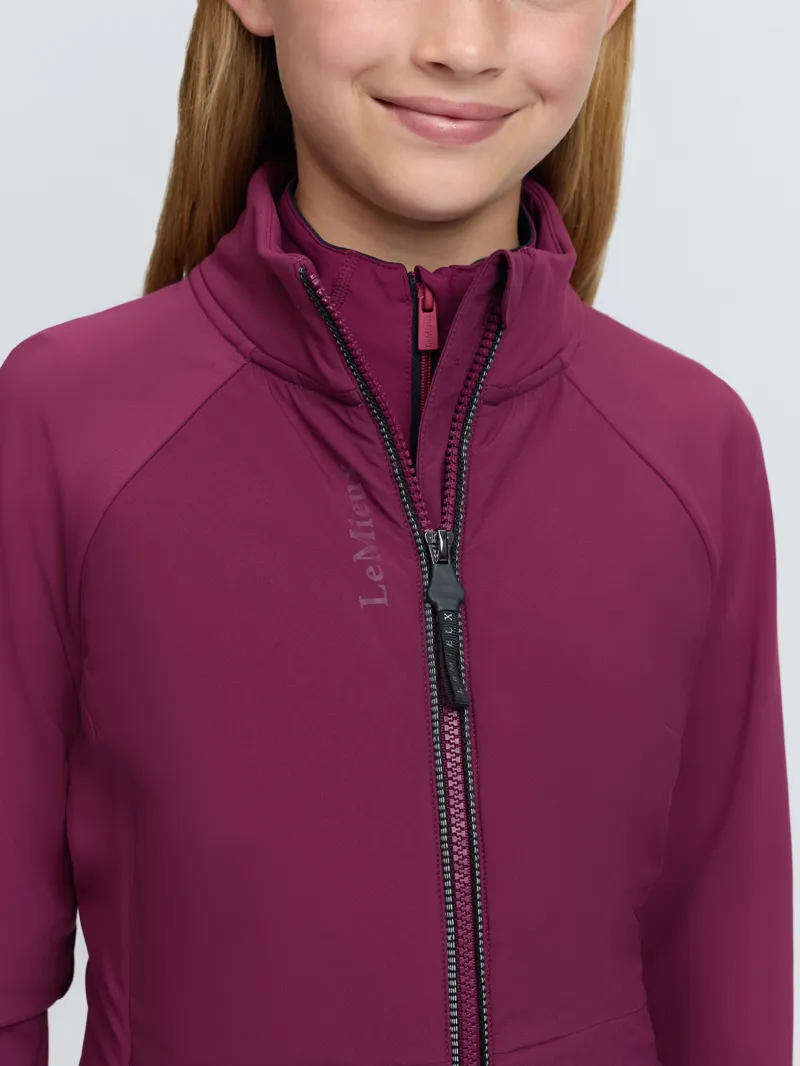 LeMieux Young Rider Betty Lightweight Jacket - Blackberry-4