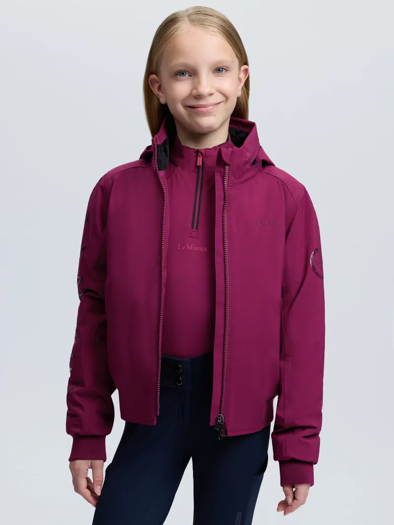LeMieux Young Rider Clarissa Crew Jacket - Blackberry