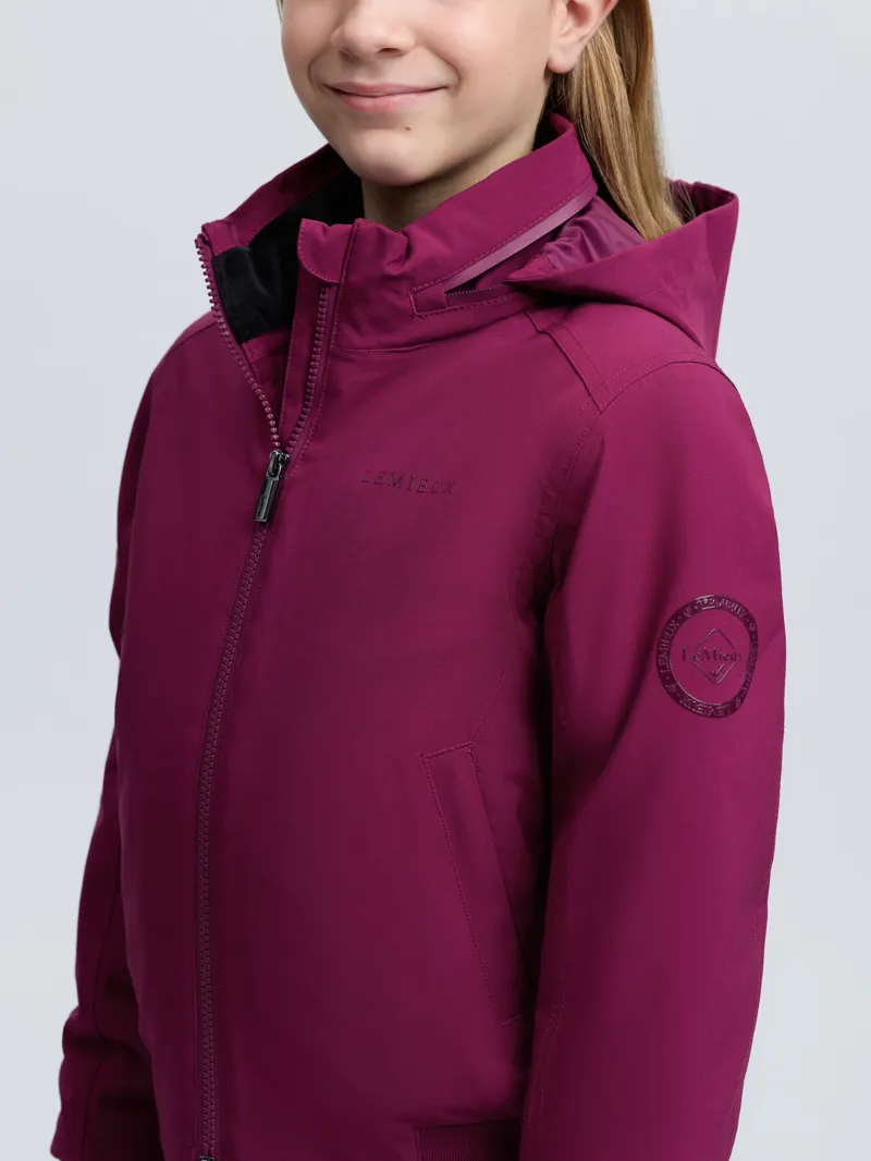 LeMieux Young Rider Clarissa Crew Jacket - Blackberry-5