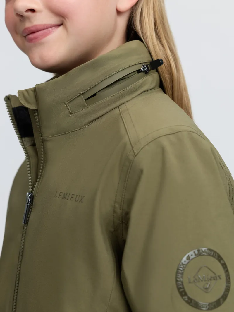 LeMieux Young Rider Clarissa Crew Jacket - Willow Green-4