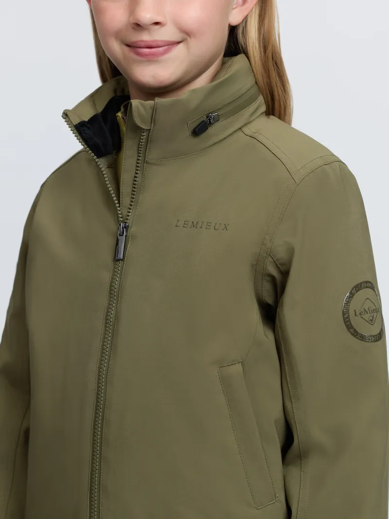 LeMieux Young Rider Clarissa Crew Jacket - Willow Green-3