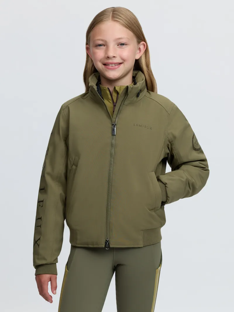 LeMieux Young Rider Clarissa Crew Jacket - Willow Green