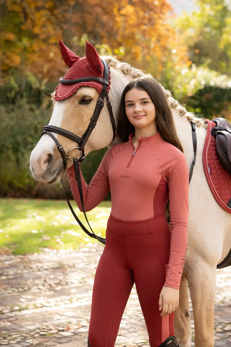LeMieux Young Rider Classique Base Layer - Spiced Earth-2