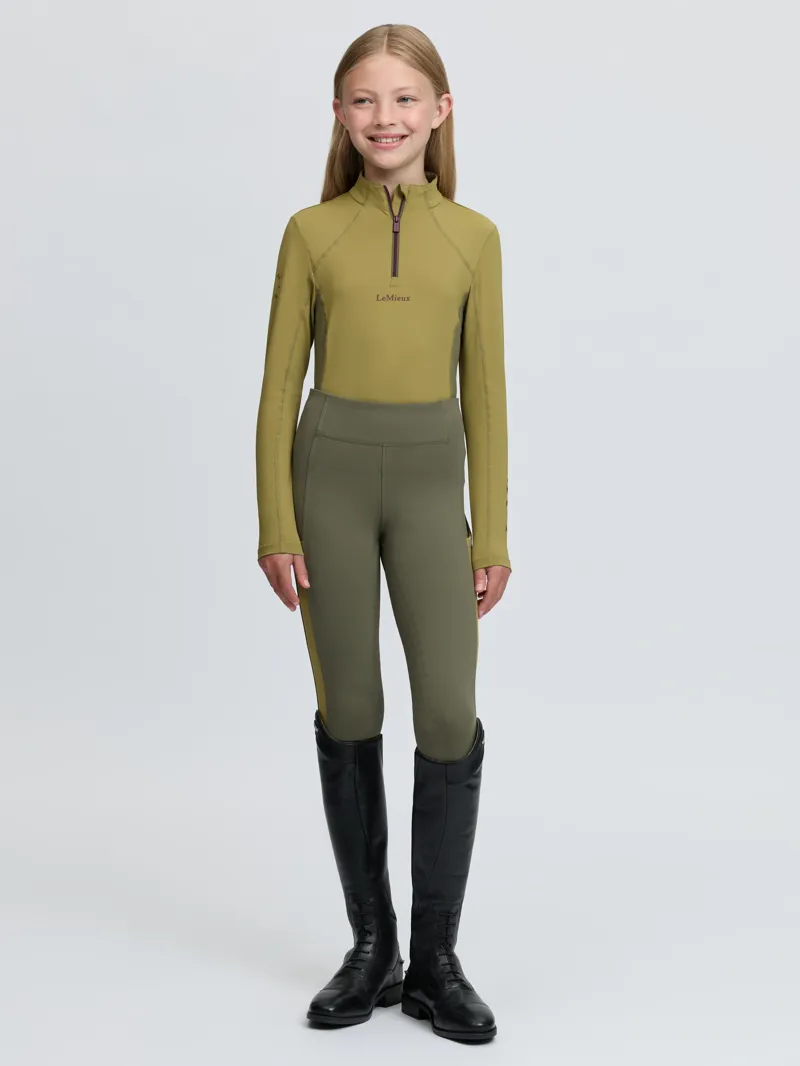 LeMieux Young Rider Classique Base Layer - Gooseberry-6