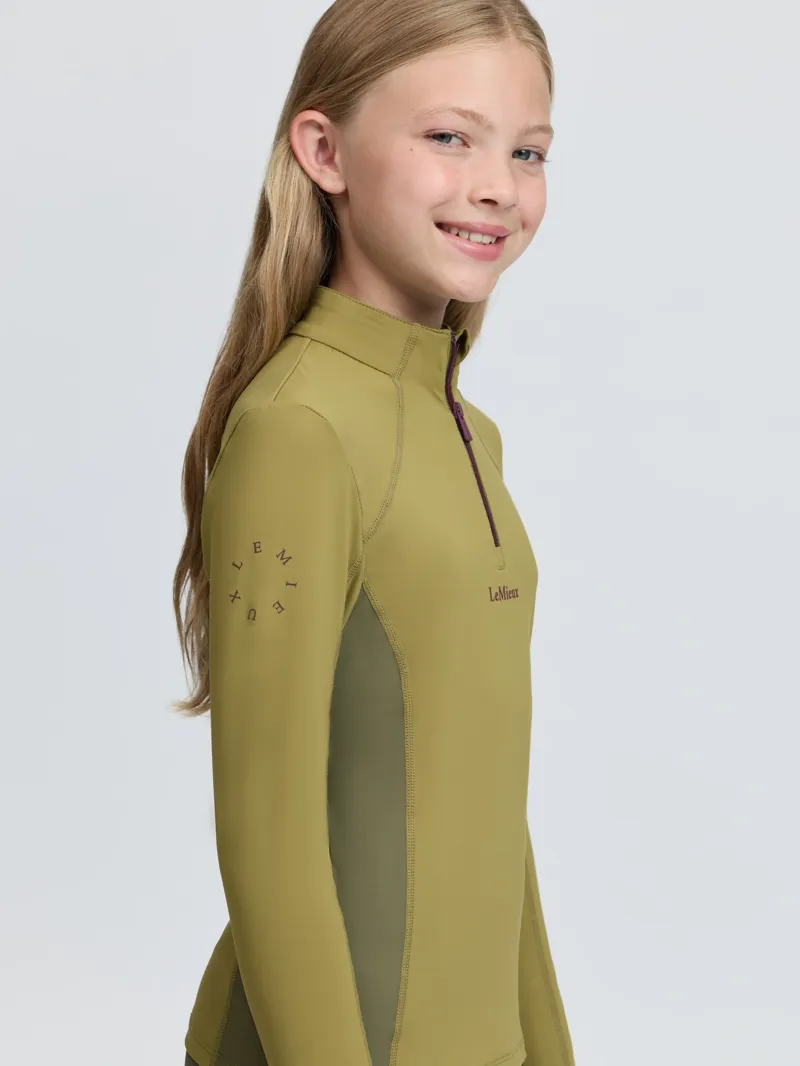 LeMieux Young Rider Classique Base Layer - Gooseberry-4