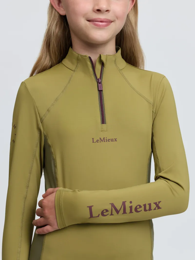 LeMieux Young Rider Classique Base Layer - Gooseberry-5