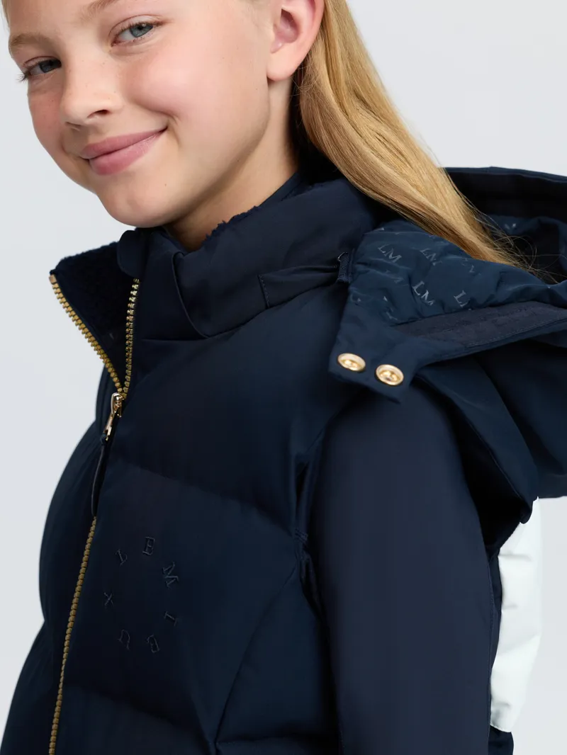 LeMieux Young Rider Joey Hooded Gilet - Navy-6