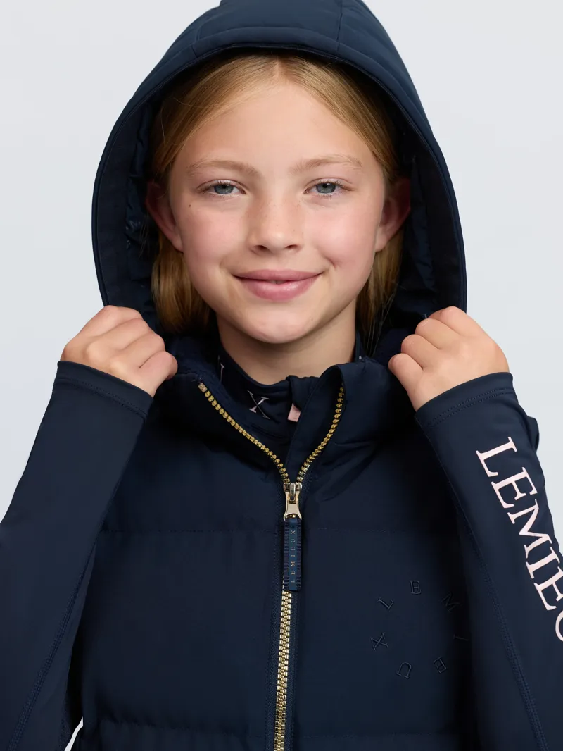 LeMieux Young Rider Joey Hooded Gilet - Navy-5