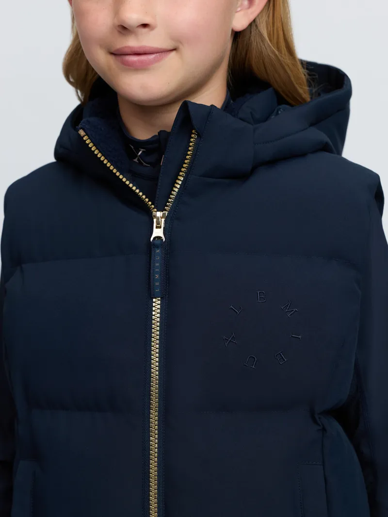 LeMieux Young Rider Joey Hooded Gilet - Navy-8