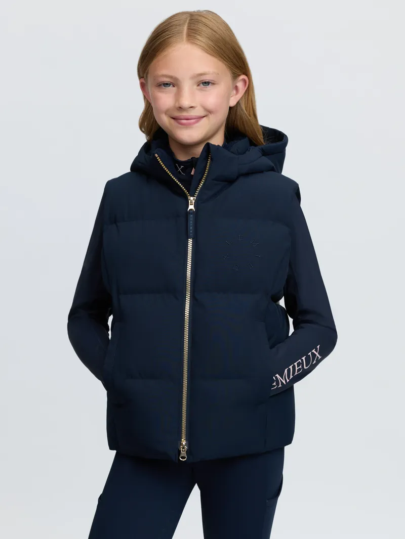 LeMieux Young Rider Joey Hooded Gilet - Navy