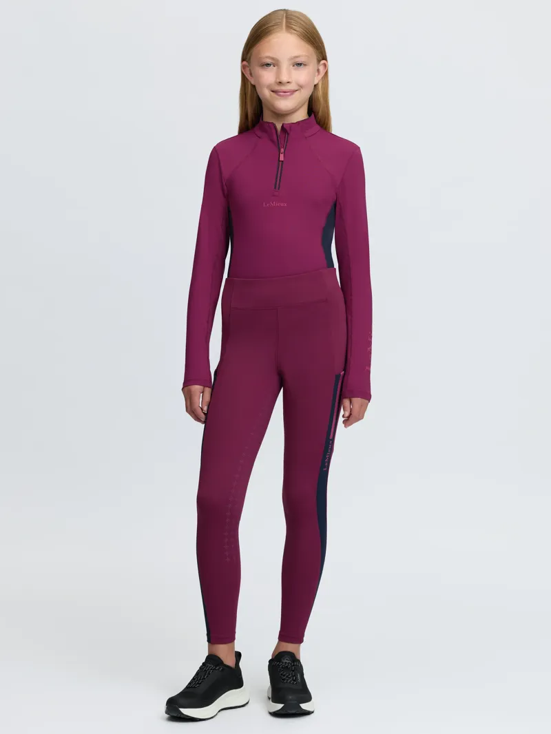 LeMieux Young Rider Orla Pull Ons - Blackberry