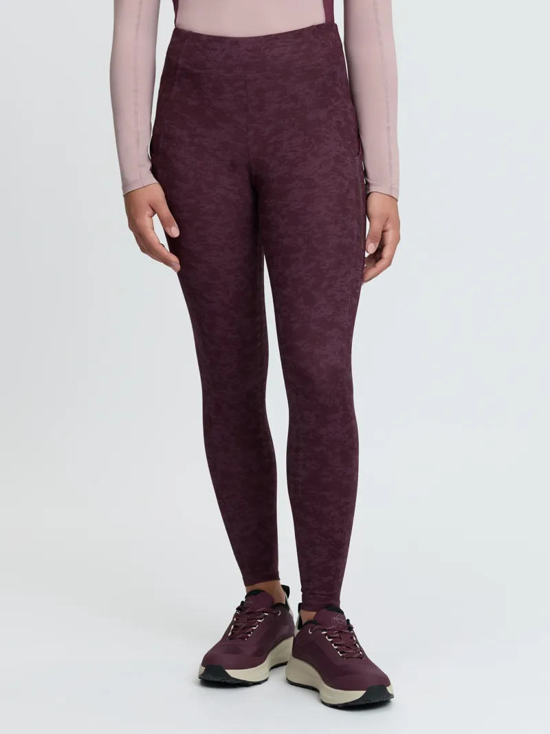 LeMieux Young Rider Orla Pull Ons Printed - Bramble-1