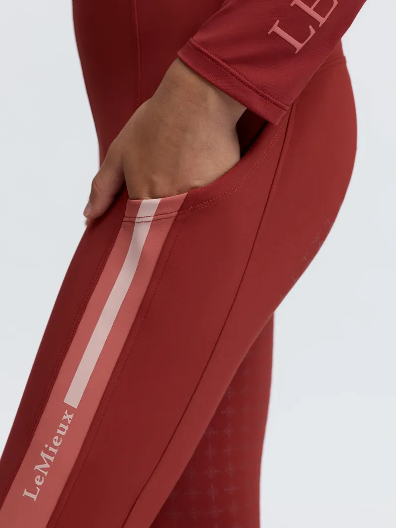 LeMieux Young Rider Orla Pull Ons - Russet-4