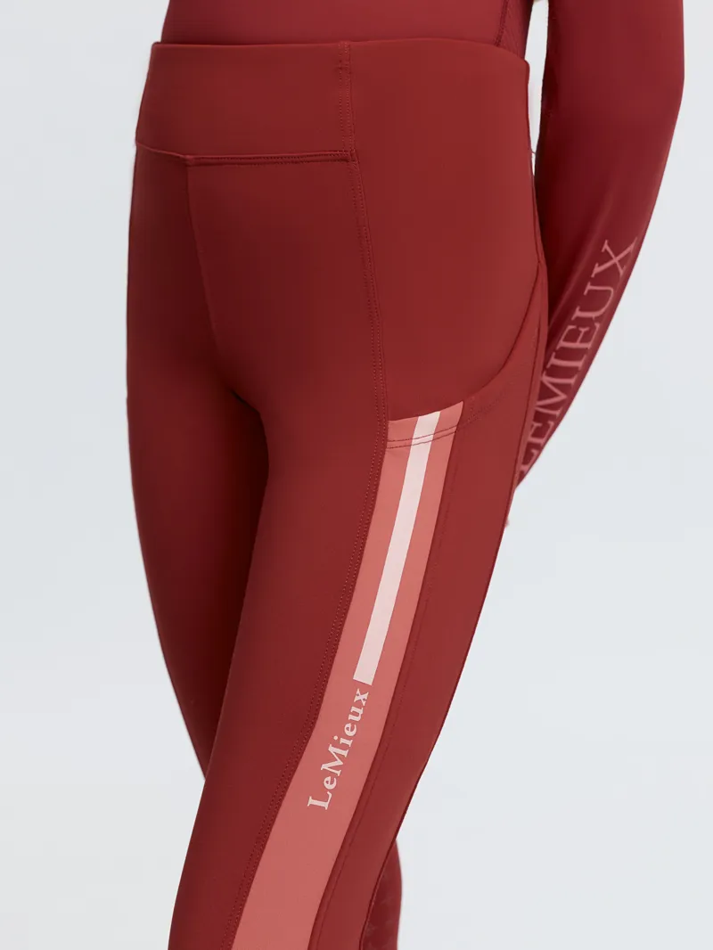 LeMieux Young Rider Orla Pull Ons - Russet-3