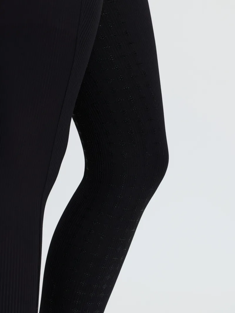 LeMieux Young Rider Orla Ribbed Pull Ons - Black-4