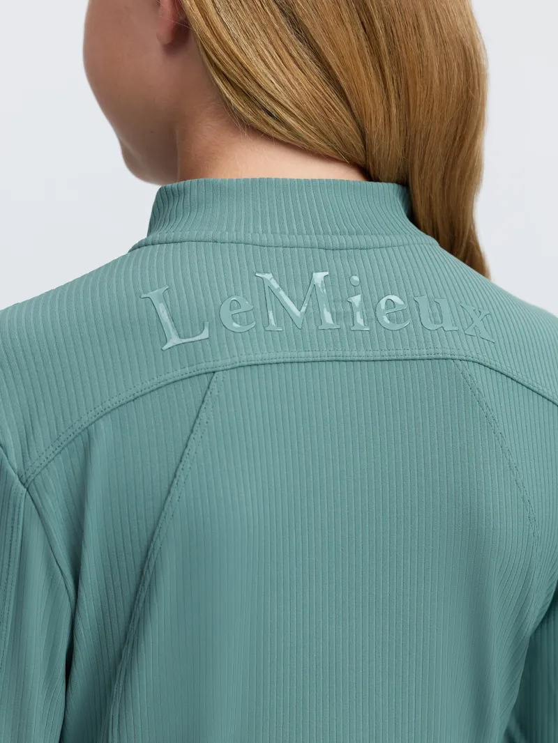 LeMieux Young Rider Raye Ribbed Base Layer - Aloe-5