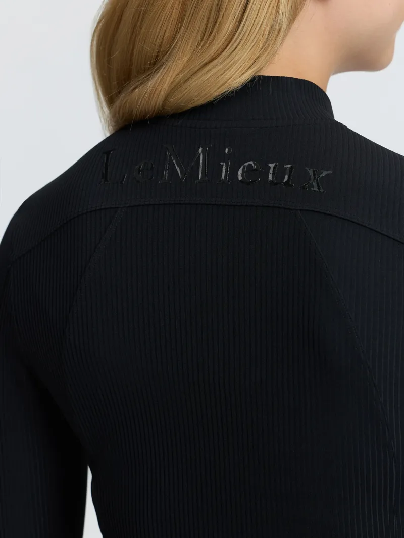 LeMieux Young Rider Raye Ribbed Base Layer - Black-5