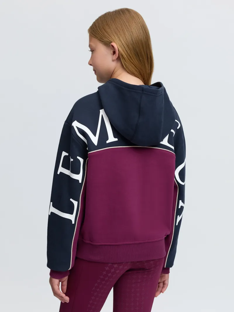 LeMieux Young Rider Sadie Hoodie - Blackberry-1