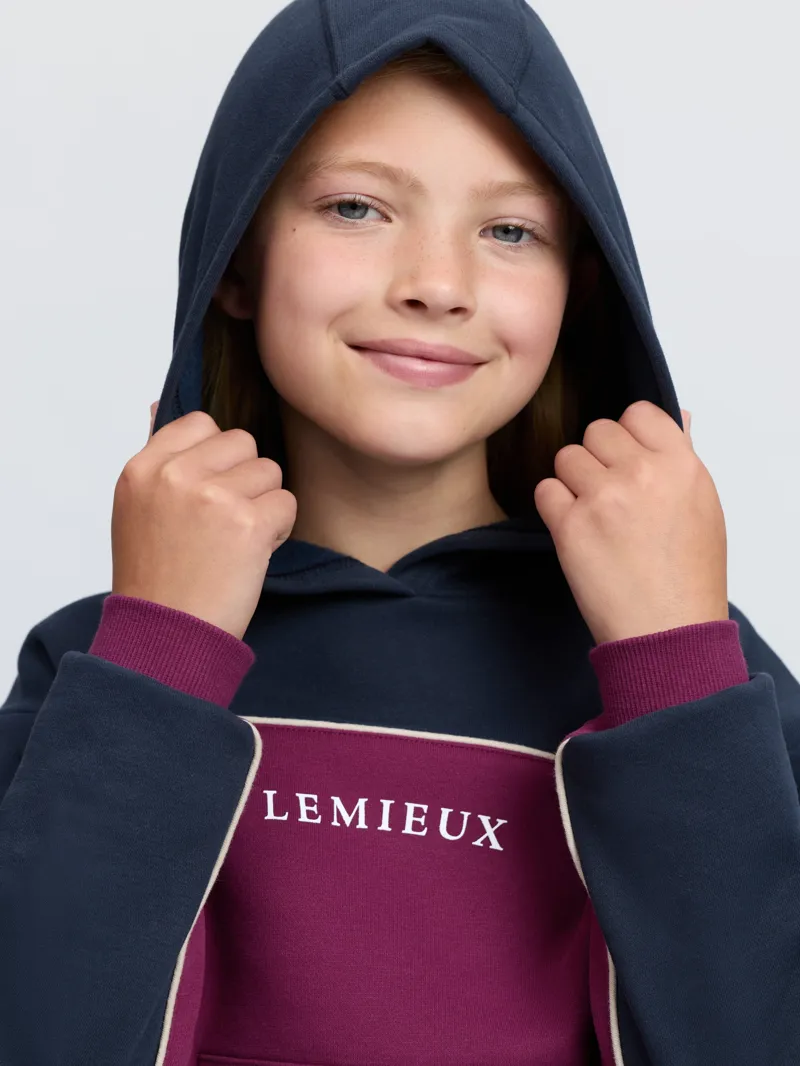 LeMieux Young Rider Sadie Hoodie - Blackberry-4