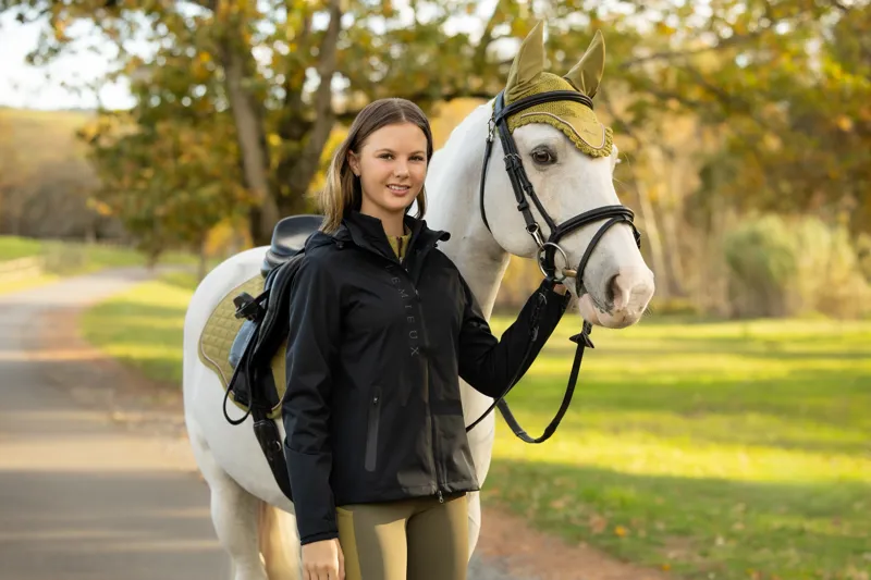 LeMieux Young Rider Tessa Waterproof Jacket - Black-9