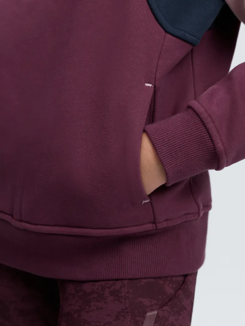 LeMieux Young Rider Viola Quarter Zip Sweat - Bramble-4
