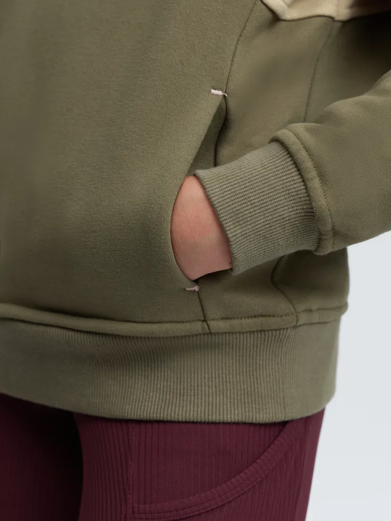 LeMieux Young Rider Viola Quarter Zip Sweat - Willow Green-4
