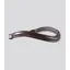 Premier Equine Liscio Plain Shaped Leather Browband - Dark Havana