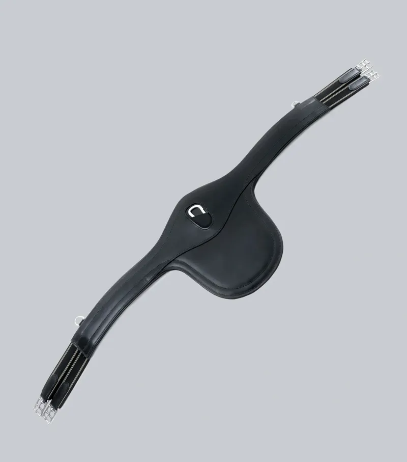 Premier Equine Lizzano Anatomic Leather Stud Girth - Black