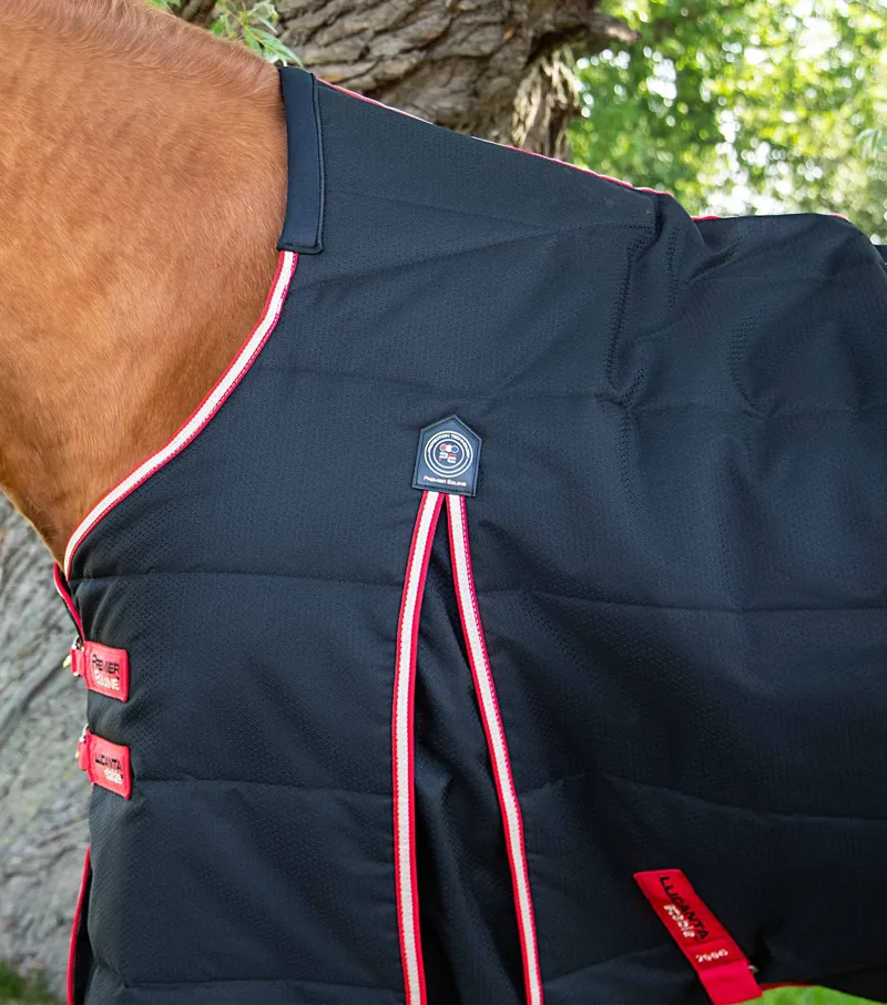 Premier Equine Lucanta Demi 200g Stable Rug - Black-1