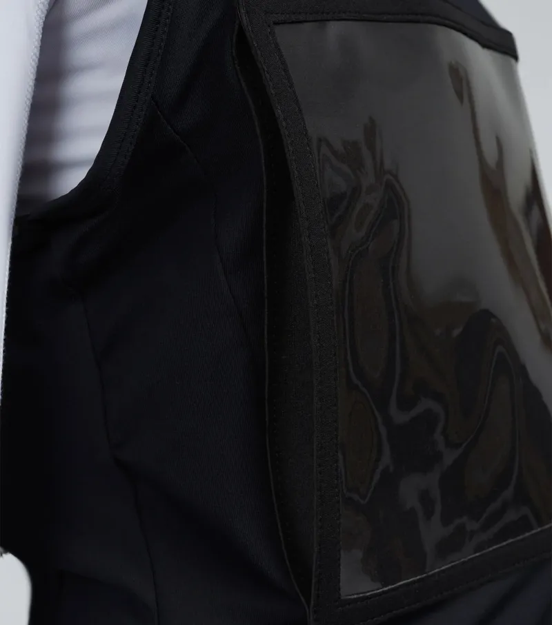 Premier Equine Lycra Vest Competition Bib - Black-4