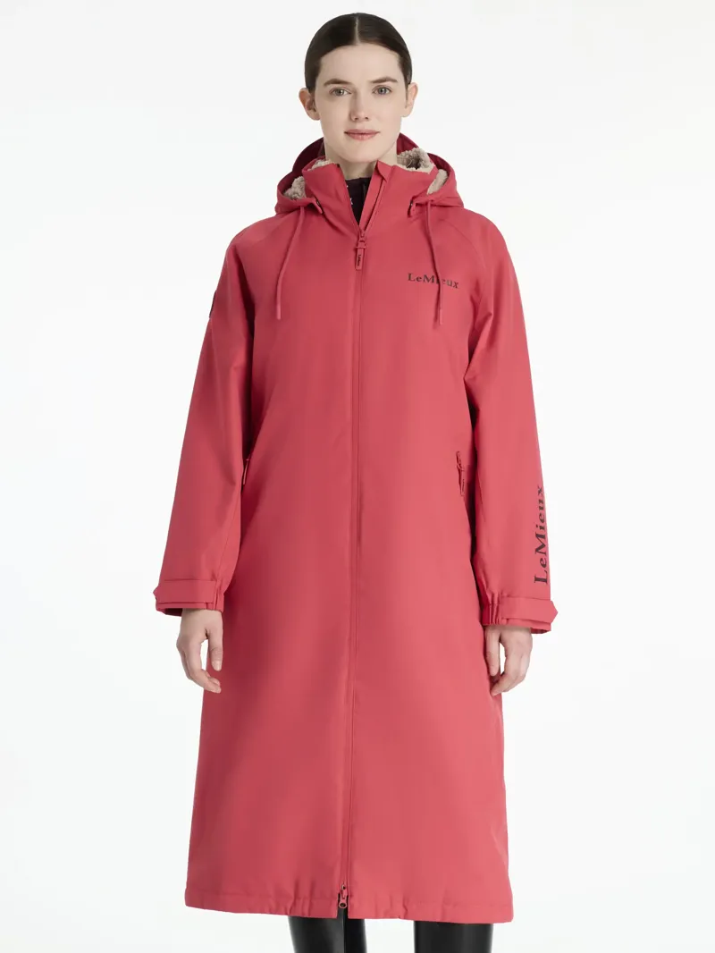 LeMieux Ladies Waterproof HydroShield Robe Coat - Cranberry