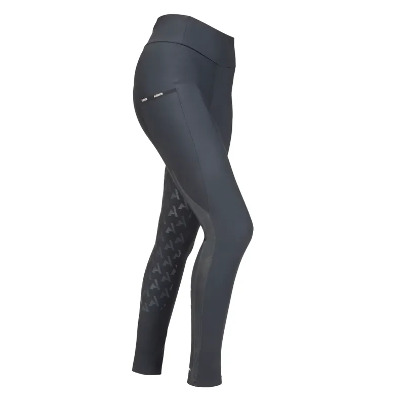 Shires Aubrion Rhythm Children's Riding Tights - Shadow-2