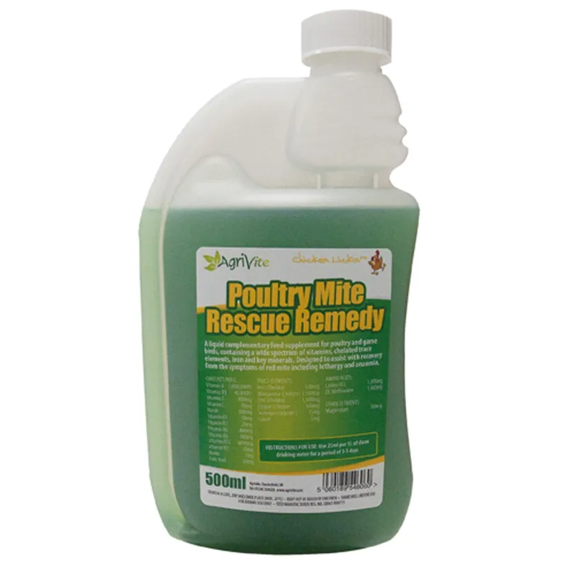 Agrivite Chicken Lickin' Poultry Mite Rescue Remedy-1