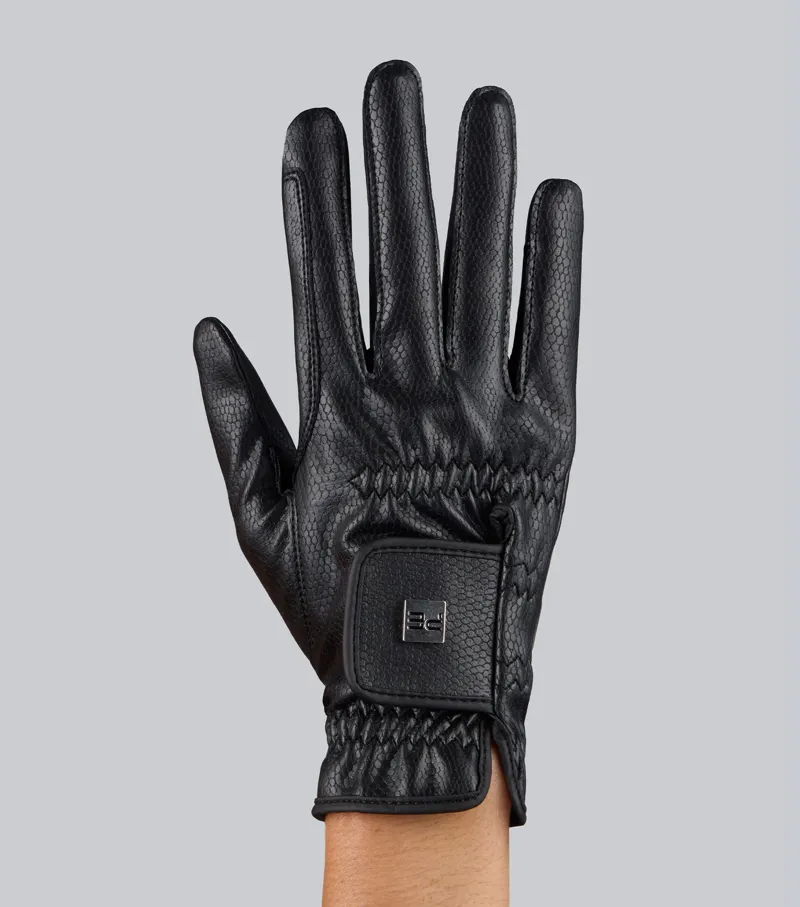 Premier Equine Metaro Riding Gloves - Black-3