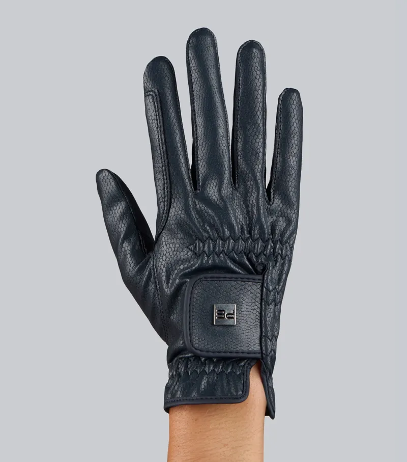 Premier Equine Metaro Riding Gloves - Navy-4
