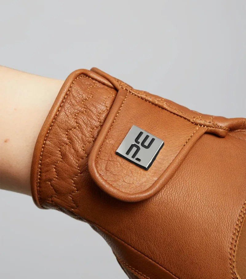Premier Equine Mizar Ladies Leather Riding Gloves - Tan-2