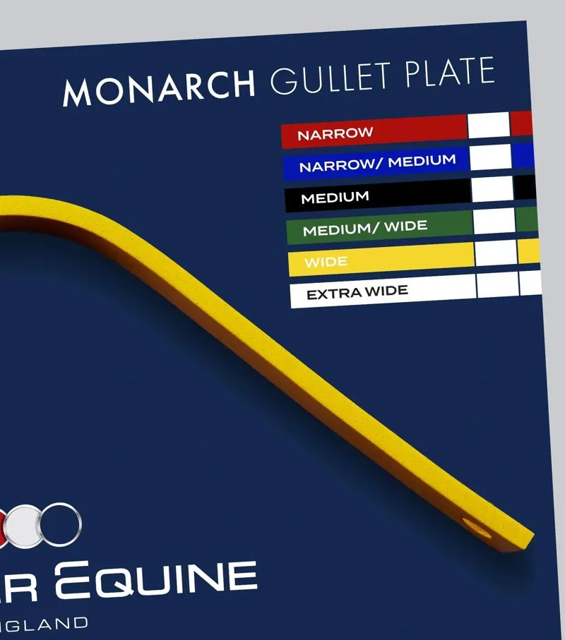 Premier Equine Monarch Gullet Plate Multi-3
