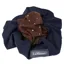 LeMieux Scrunchie with Crystal Hair Net  - Navy/Brown