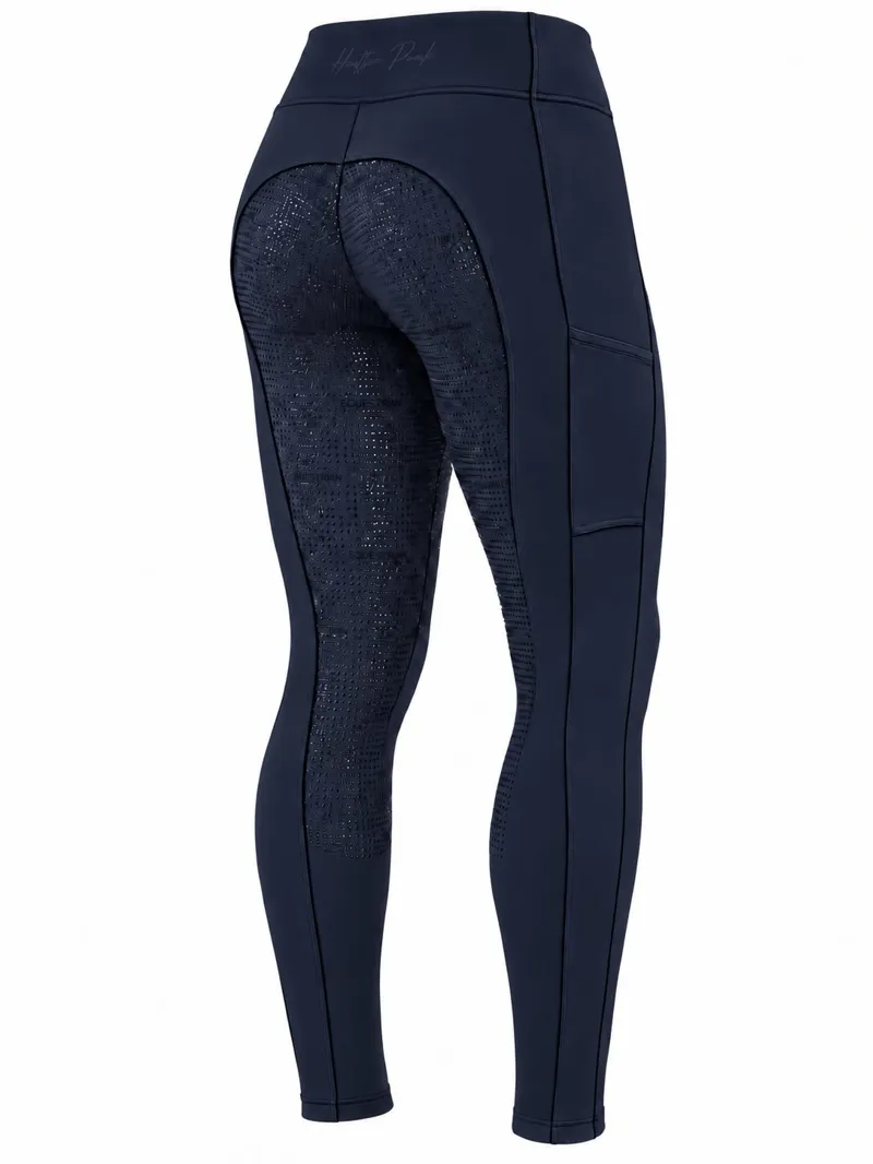 Hatton Park Orleton Riding Tights - Navy-1