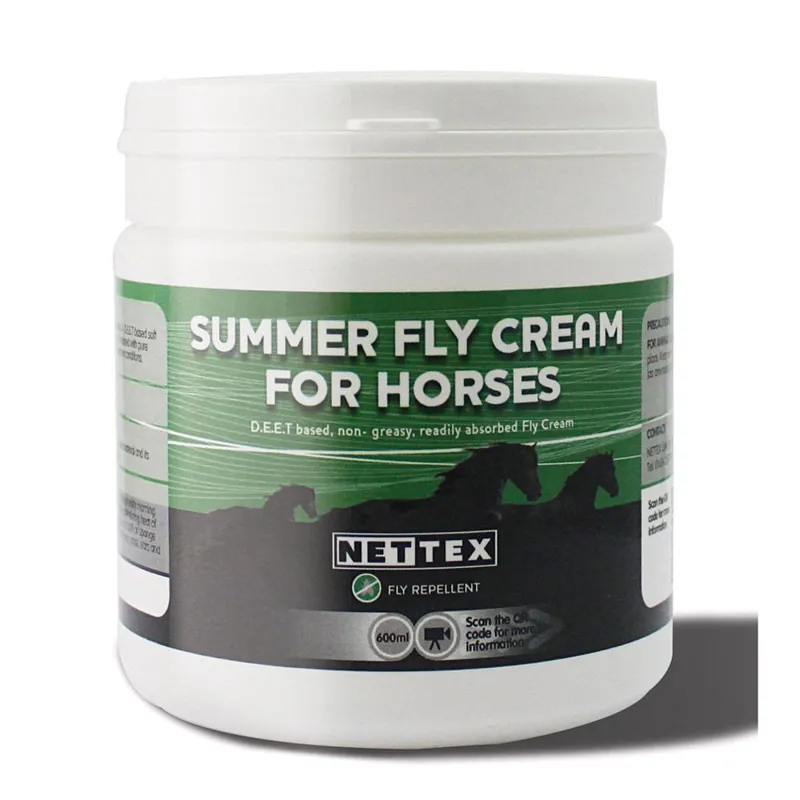 Nettex Equine Summer Fly Cream For Horses - 600 ml
