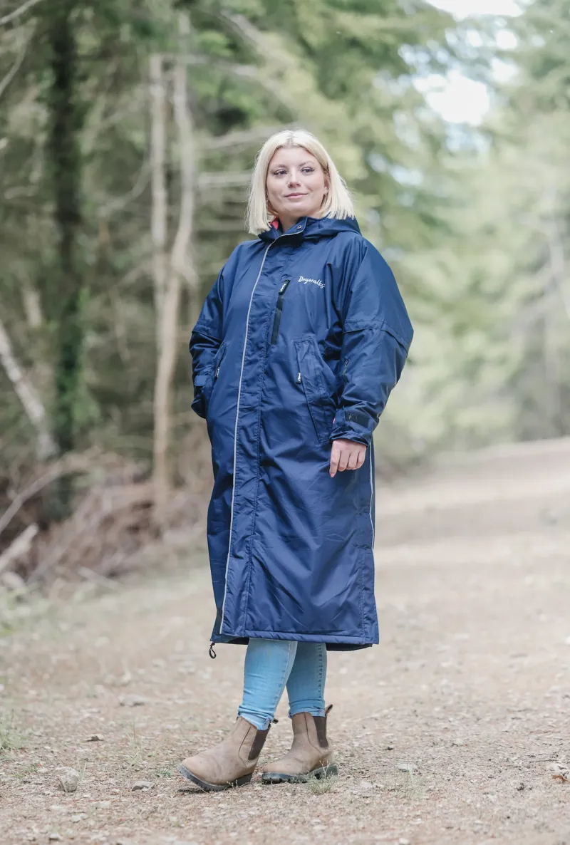EQUIDRY Drywalks Waterproof All Seasons Coat - Navy/Navy-5